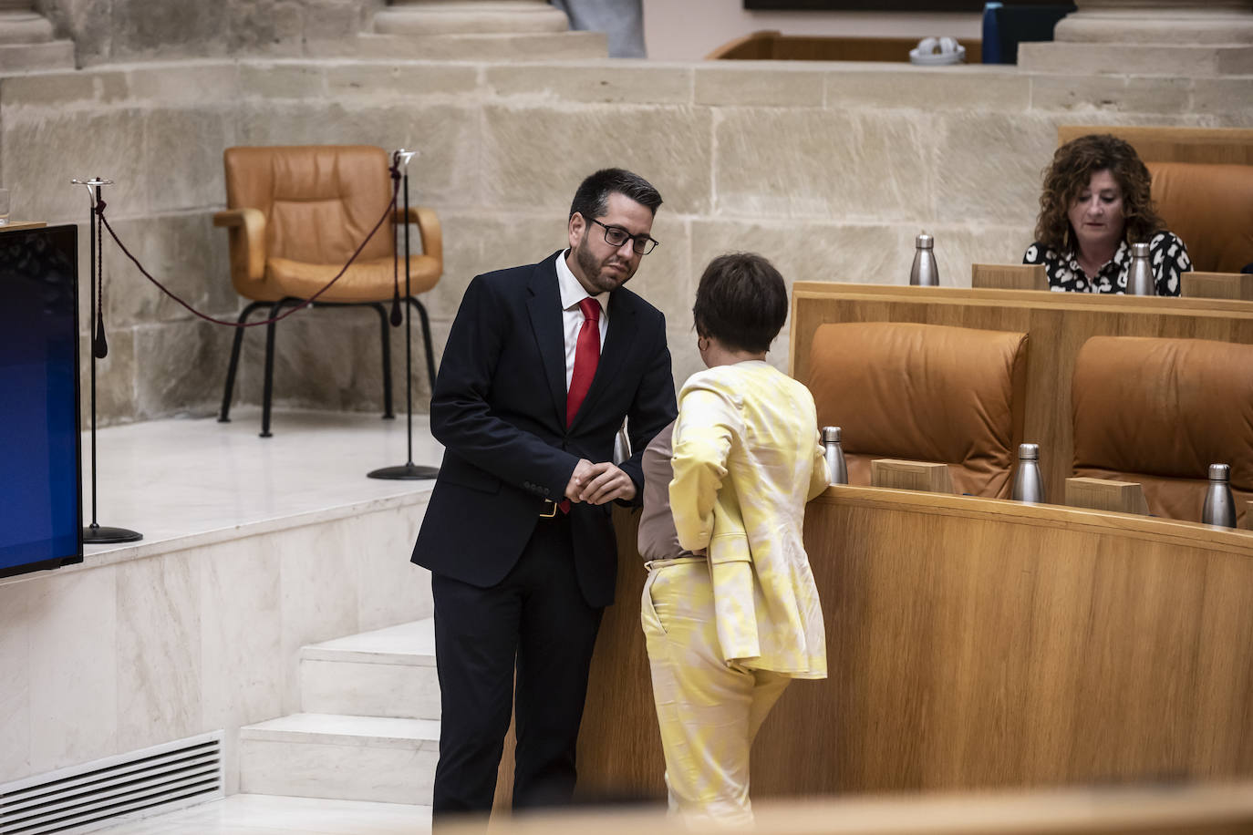 El pleno del Parlamento de La Rioja en imágenes