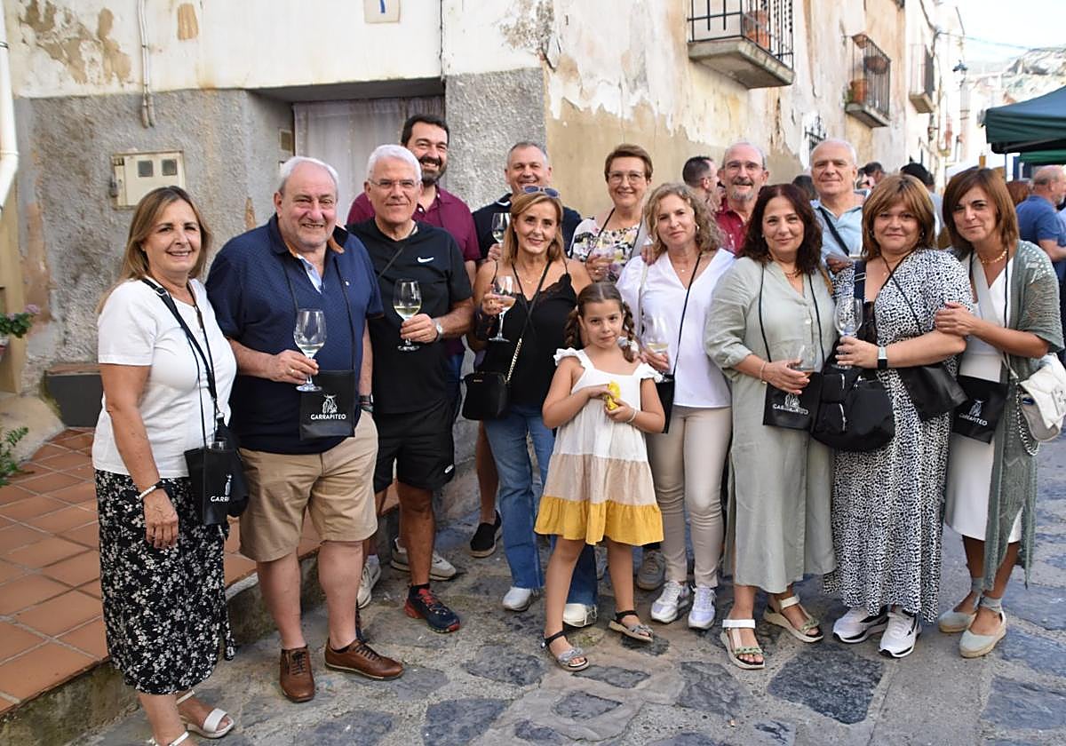 Disfrutando en cuadrilla del Garrapiteo.