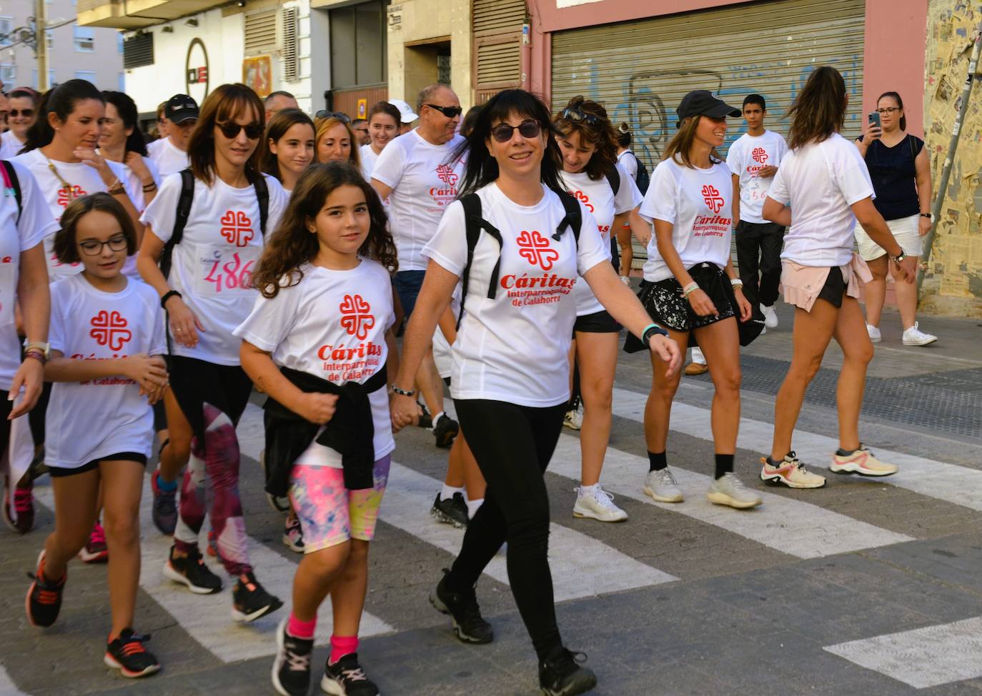 Marcha a favor de Cáritas en Calahorra