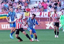 Jon Madrazo, en un momento del partido.