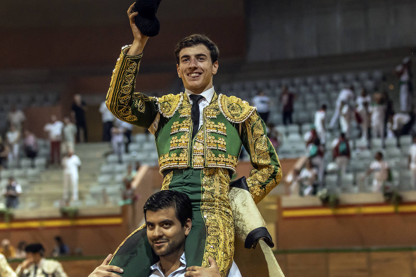 Sergio Rodríguez, Nek Romero y Sergio Sánchez, última novillada del Zapato de Oro de Arnedo
