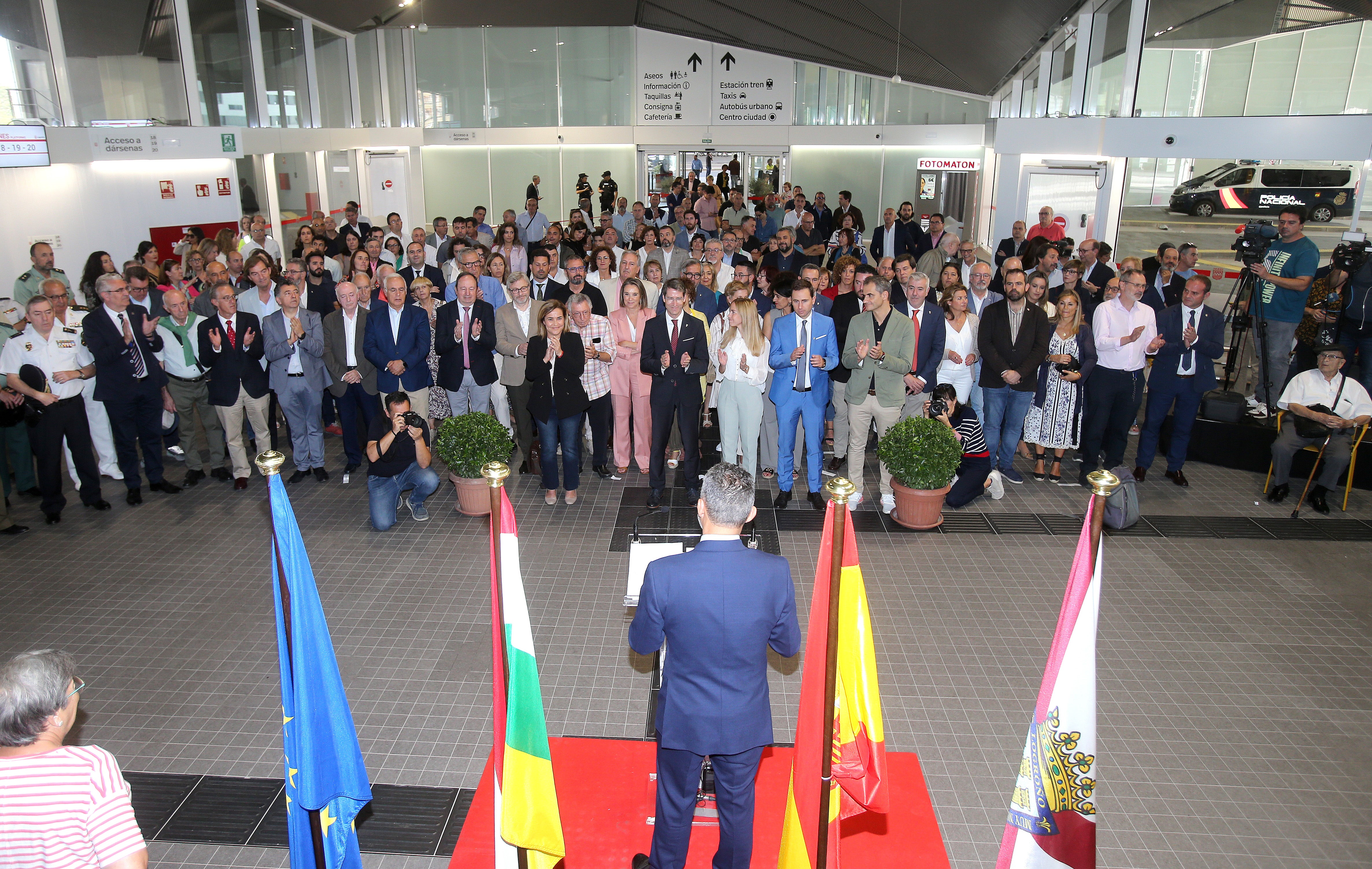 La inauguración de la nueva estación en imágenes