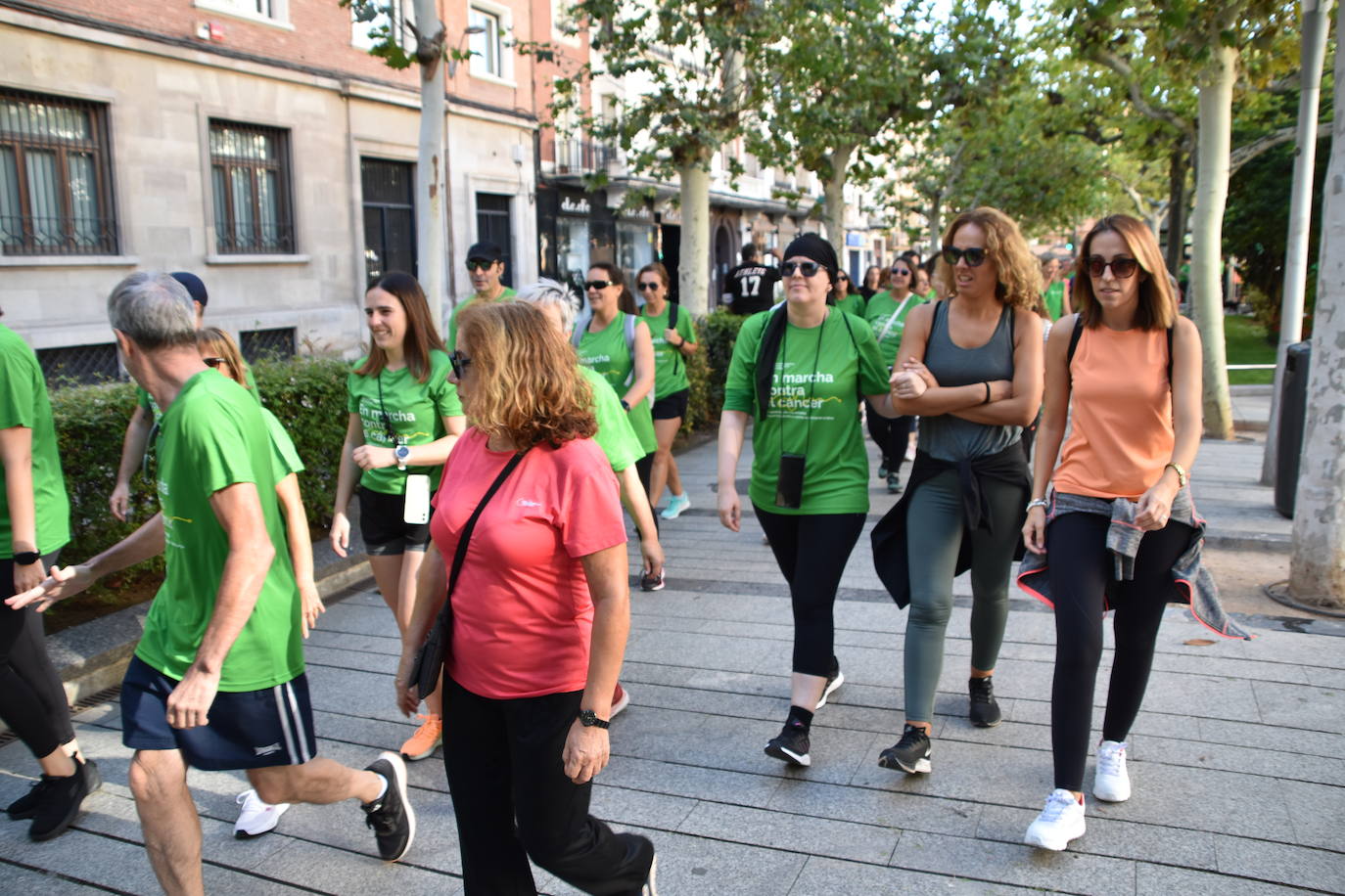 Imágenes de la marcha contra el cáncer