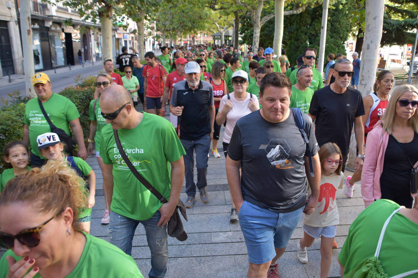 Imágenes de la marcha contra el cáncer