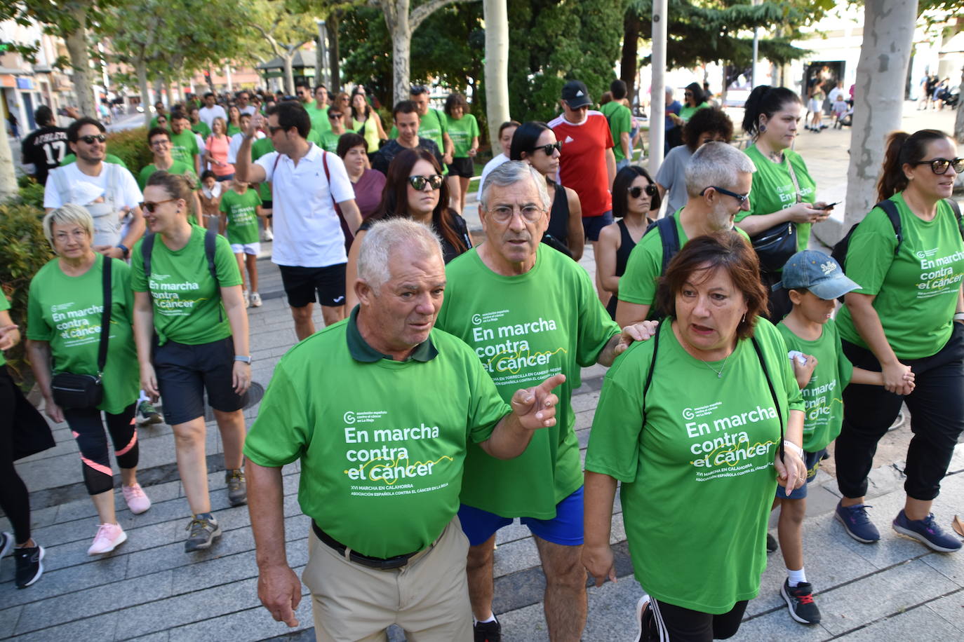 Imágenes de la marcha contra el cáncer