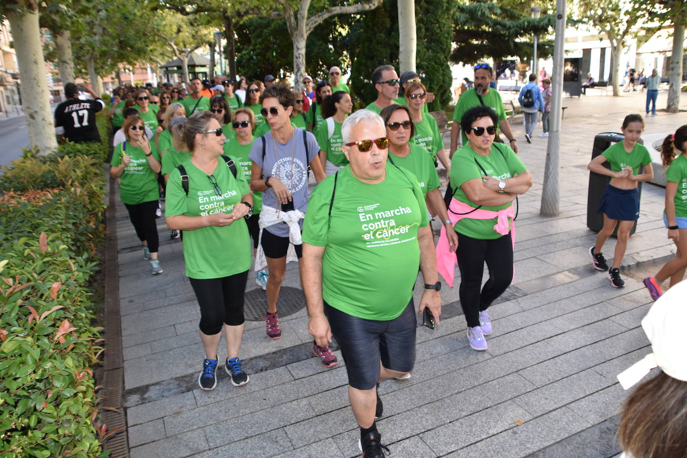 Imágenes de la marcha contra el cáncer