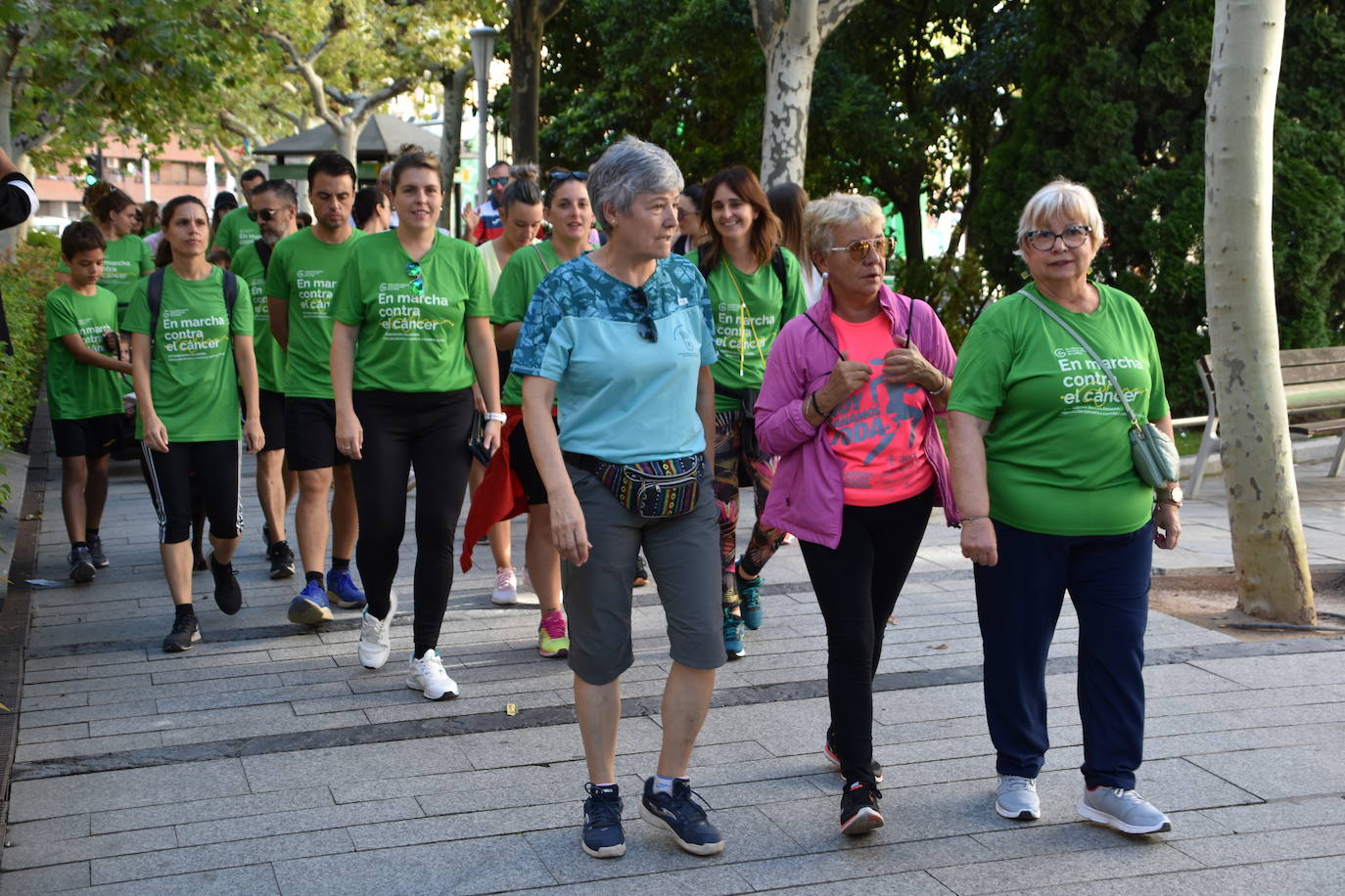 Imágenes de la marcha contra el cáncer