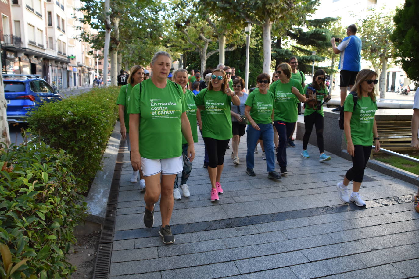 Imágenes de la marcha contra el cáncer