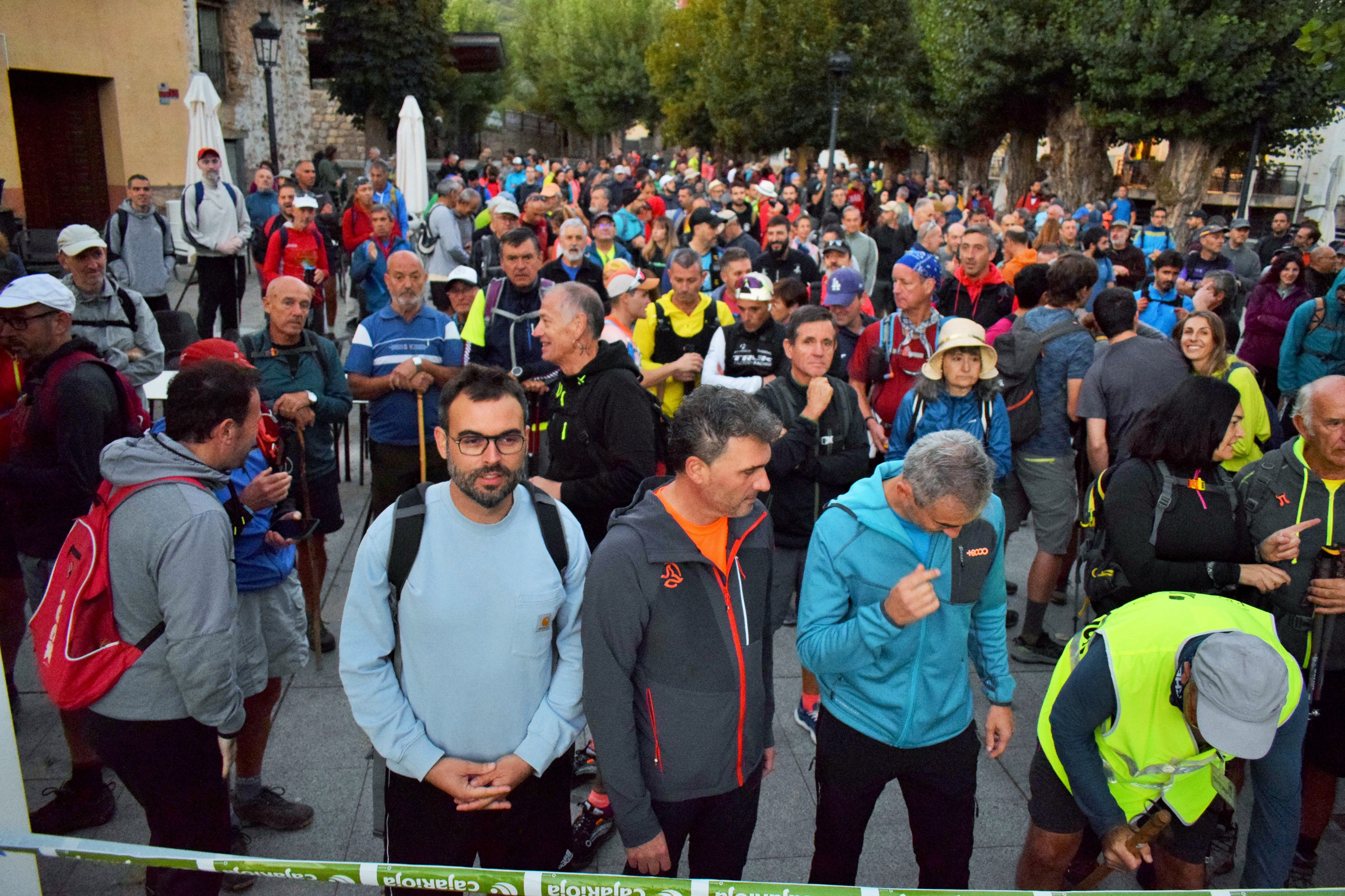 Instantes de la marcha de Hoyos