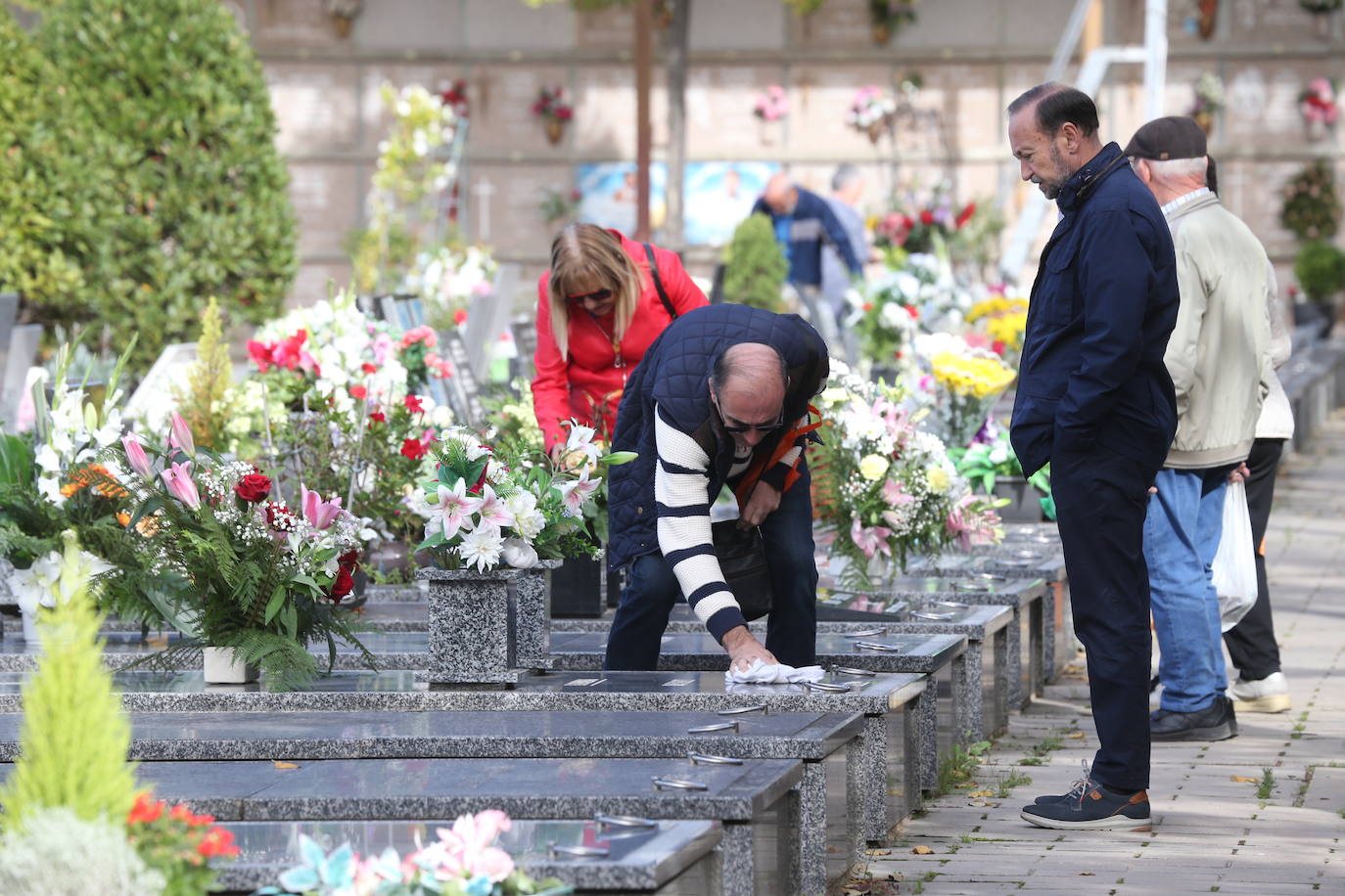 Homenaje a los difuntos durante el día