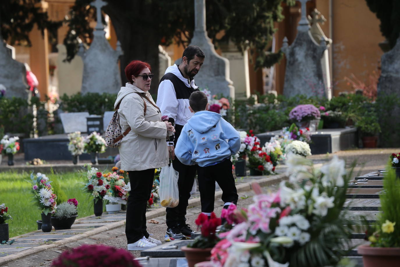 Homenaje a los difuntos durante el día