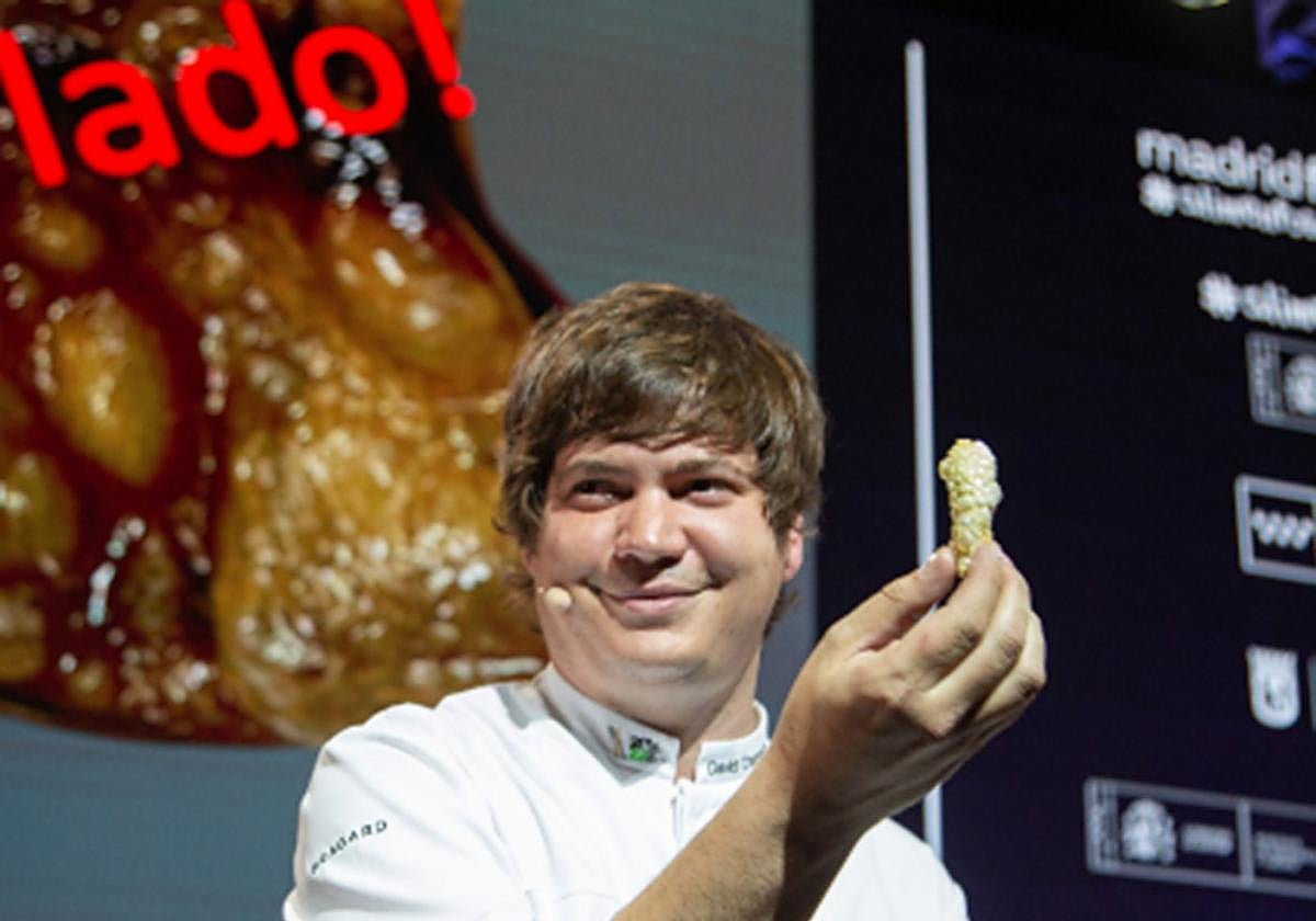 David Chamorro, en Madrid Fusión 2022, donde impartió una ponencia.