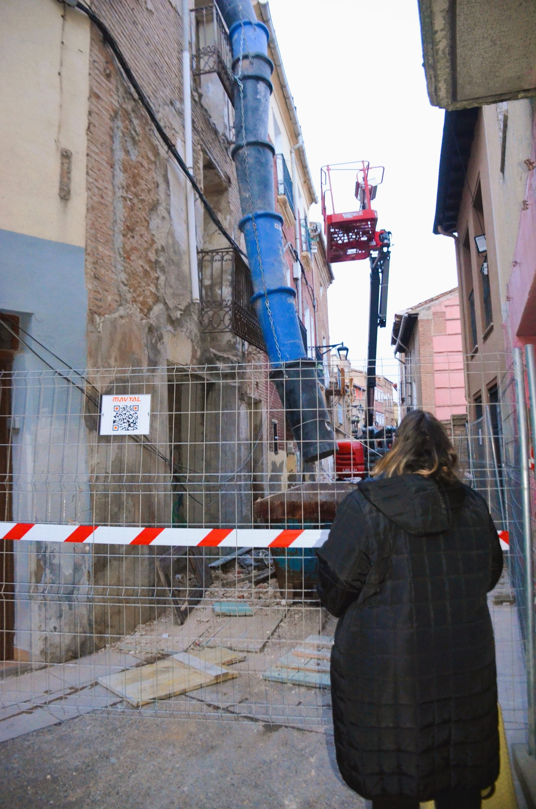 El Ayuntamiento inicia en la Enramada los derribos anunciados en el casco antiguo