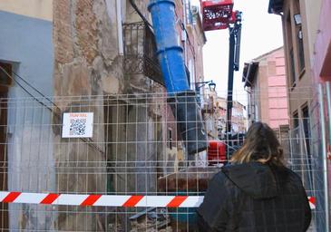 El Ayuntamiento inicia en la Enramada los derribos anunciados en el casco antiguo
