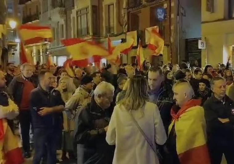 Un momento de la protesta de este viernes en Martínez Zaporta