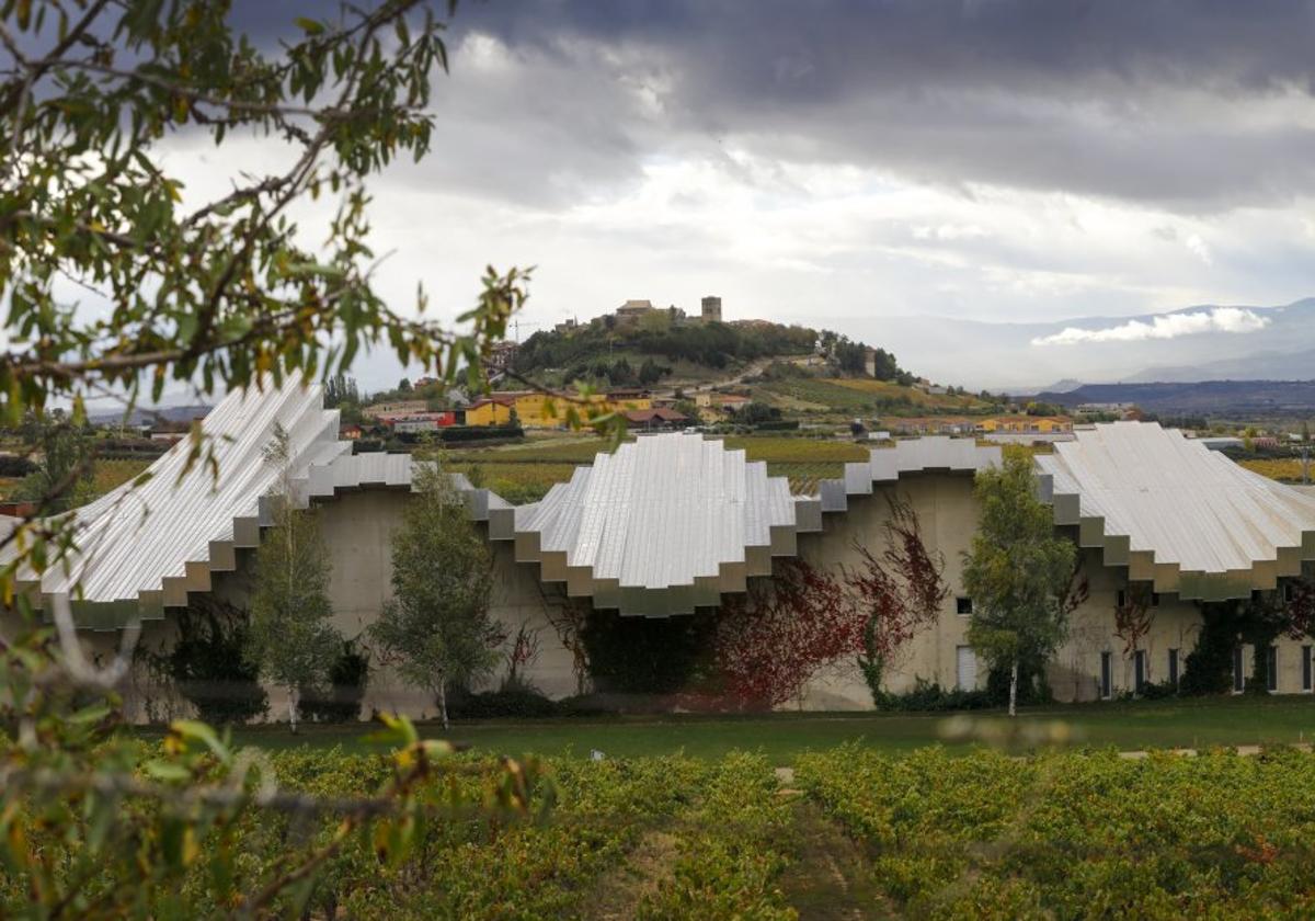 Vista de la cubierta diseñada por Santiago Calatrava, el elemento más icónico de Ysios.