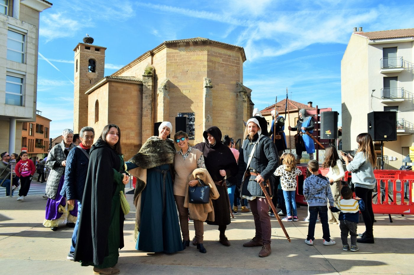 Recreaciones en el Mercado de El Hereje en Villamediana