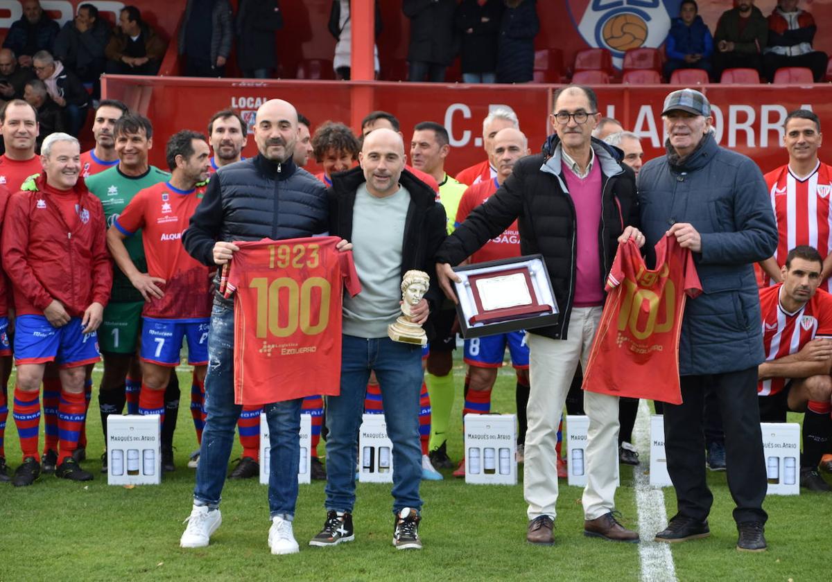 Calahorra-Athletic veteranos, en el centenario rojillo