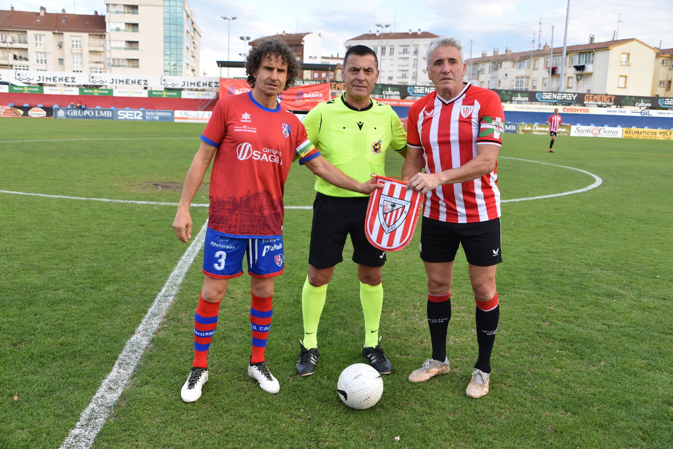 Calahorra-Athletic veteranos, en el centenario rojillo