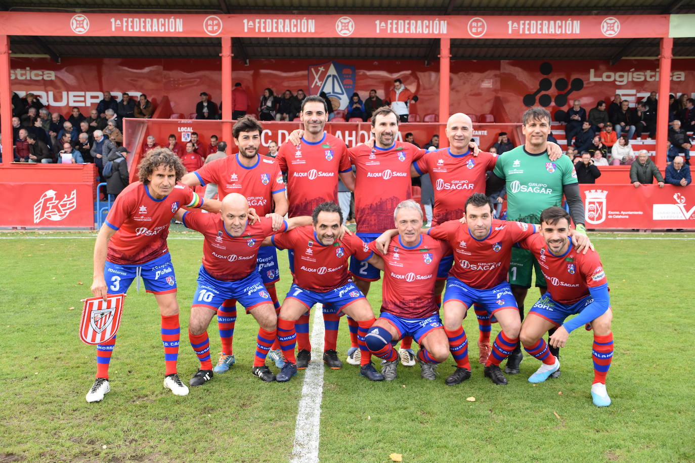 Calahorra-Athletic veteranos, en el centenario rojillo