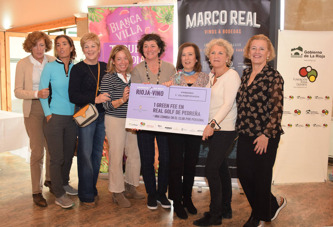 Entrega de premios del torneo Marco Real