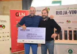 Miguel Ángel Aguirre, campeón Scratch de la jornada y de la regularidad con Miguel Sáenz (Rioja Medios).