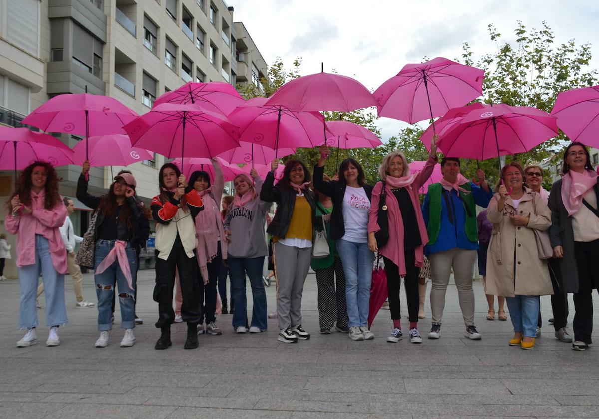 Acto de la AECC de Calahorra por el Día contra el Cáncer de Mama