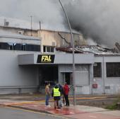 Así han quedado las instalaciones de Calzados Fal tras el incendio