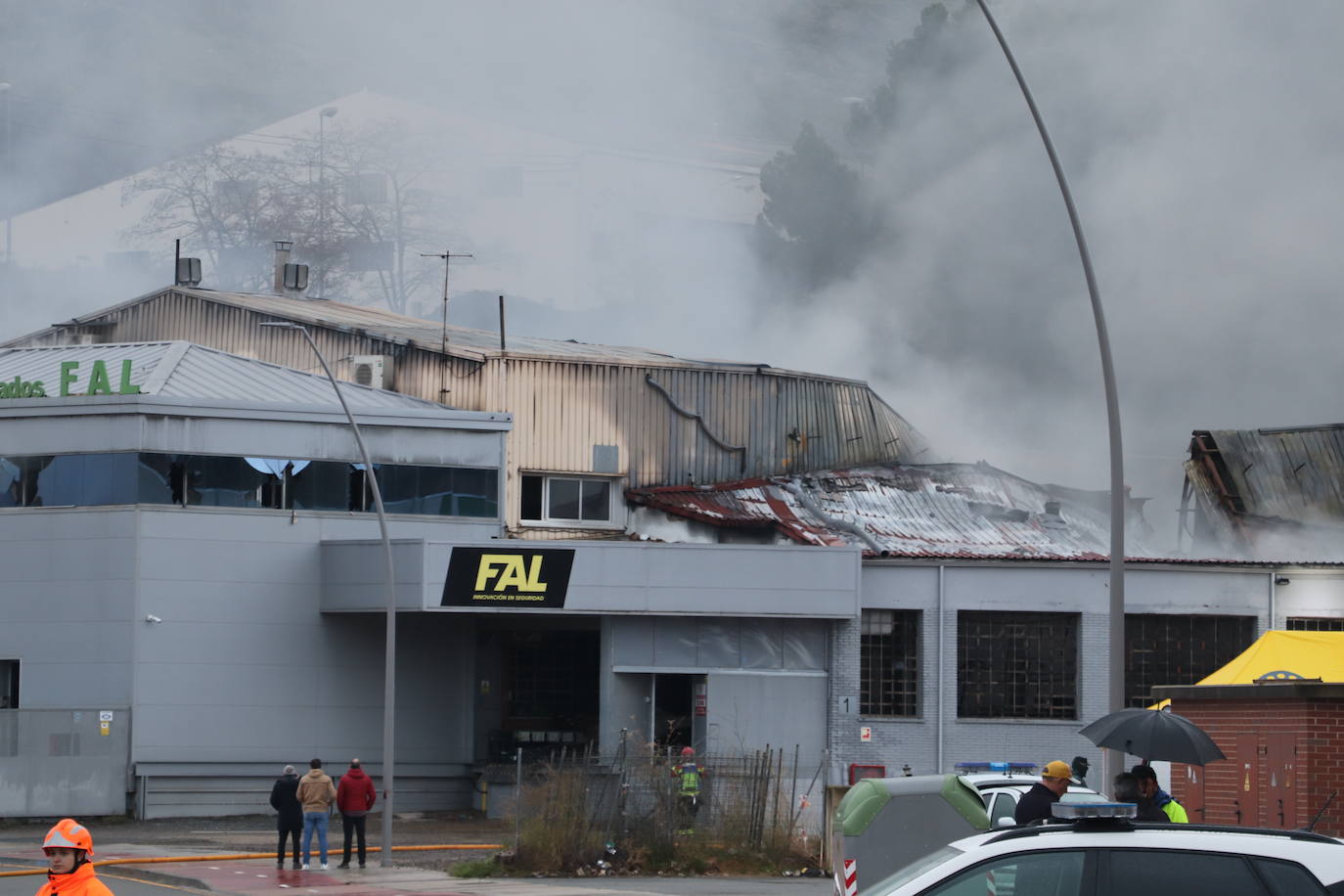 Así han quedado las instalaciones de Calzados Fal tras el incendio