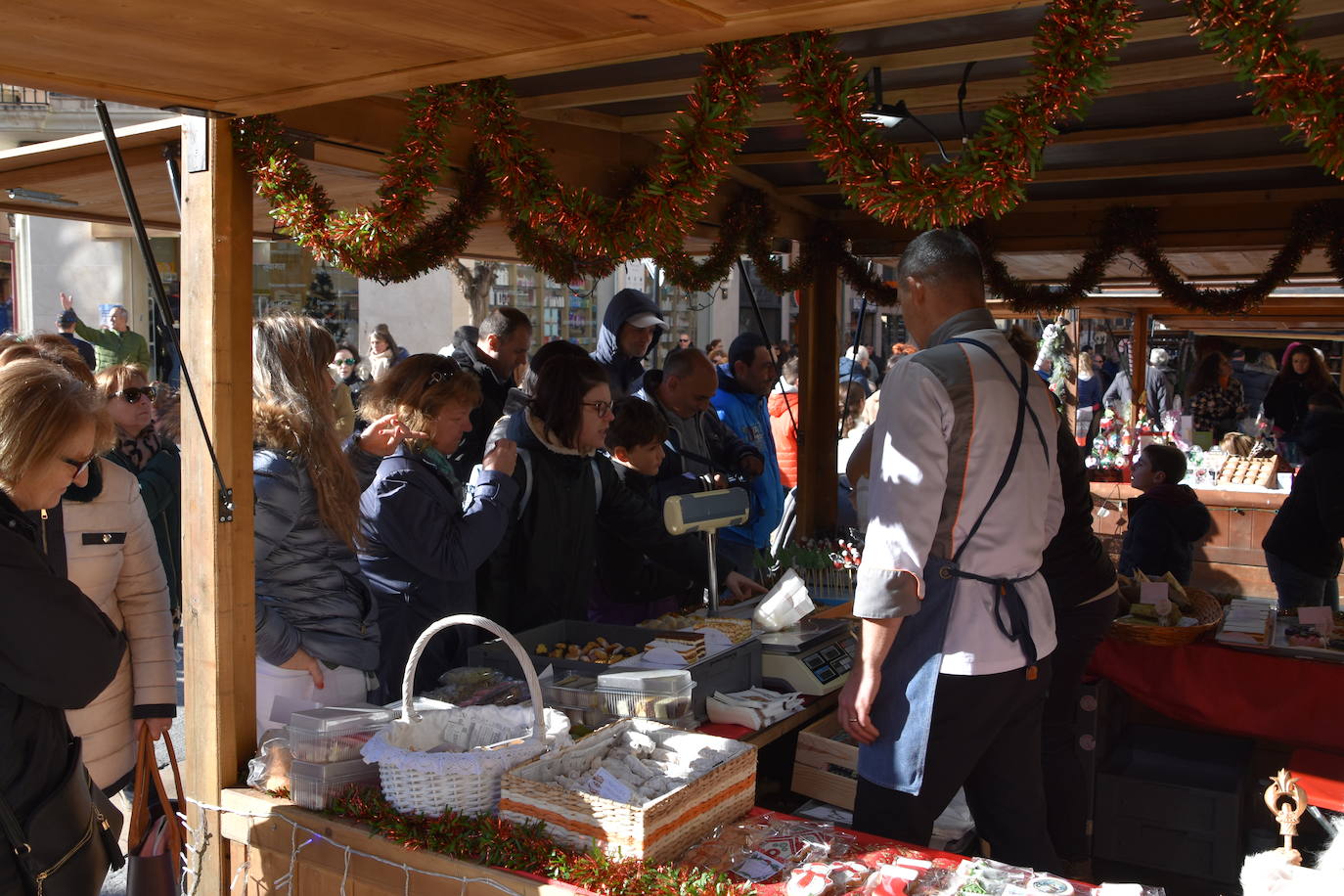 Mercado navideño en Calahorra
