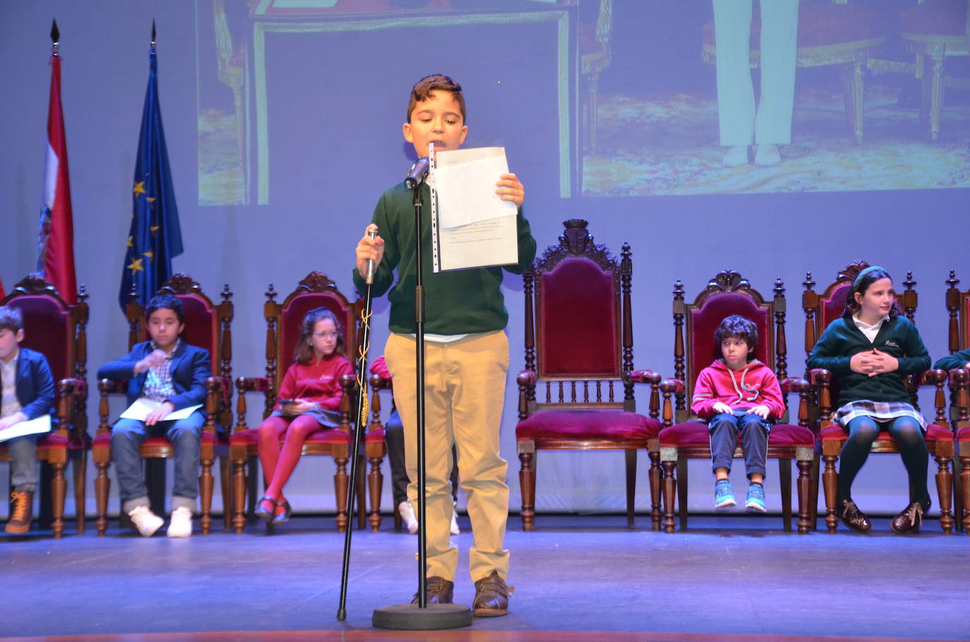 Pleno infantil en Calahorra por la Constitución