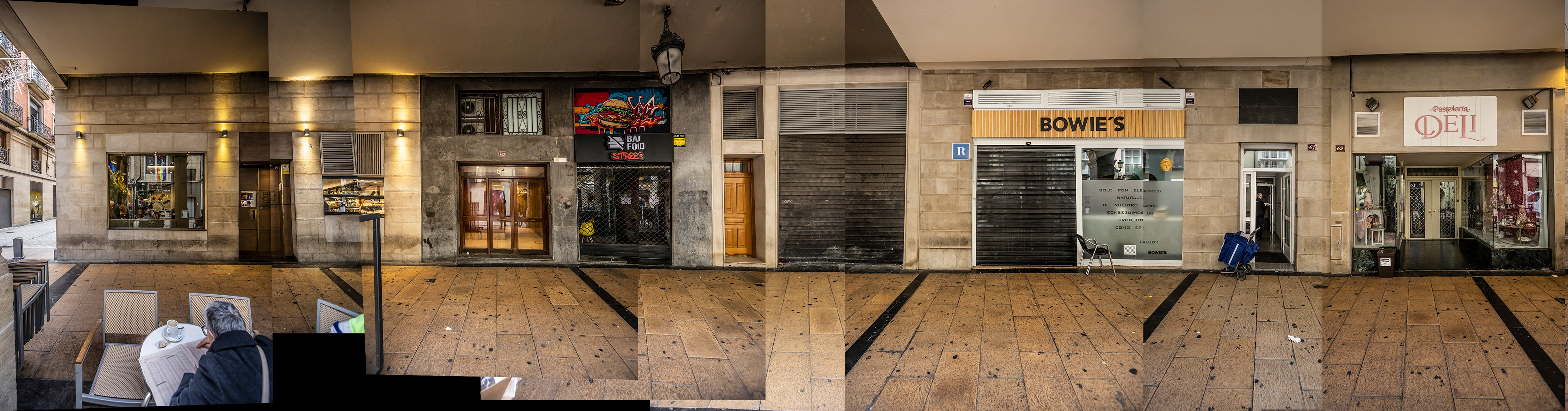 El tramo donde la hostelería se ha impuesto por completo: bares, gastrobares, restaurantes... si bien alguno de los locales ha sido referencia de las barras del centro más centro desde hace años.