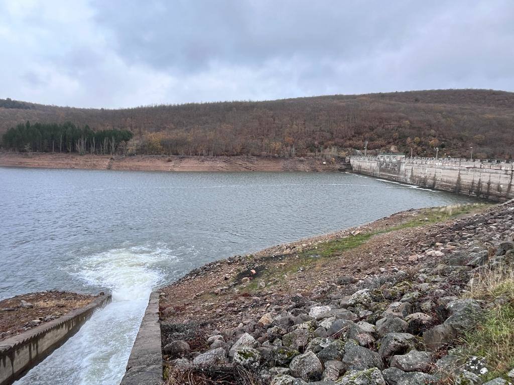 El pantano González Lacasa y la presa de Enciso, en imágenes