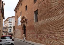 Una calle del casco antiguo de Alfaro.