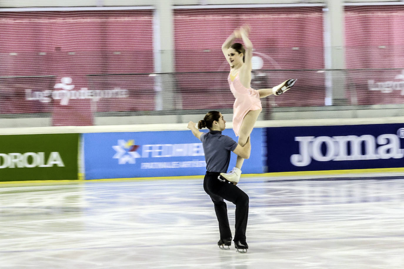 Segunda jornada del Campeonato de España de patinaje sobre hielo