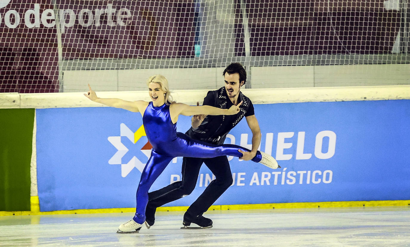 Segunda jornada del Campeonato de España de patinaje sobre hielo La Rioja