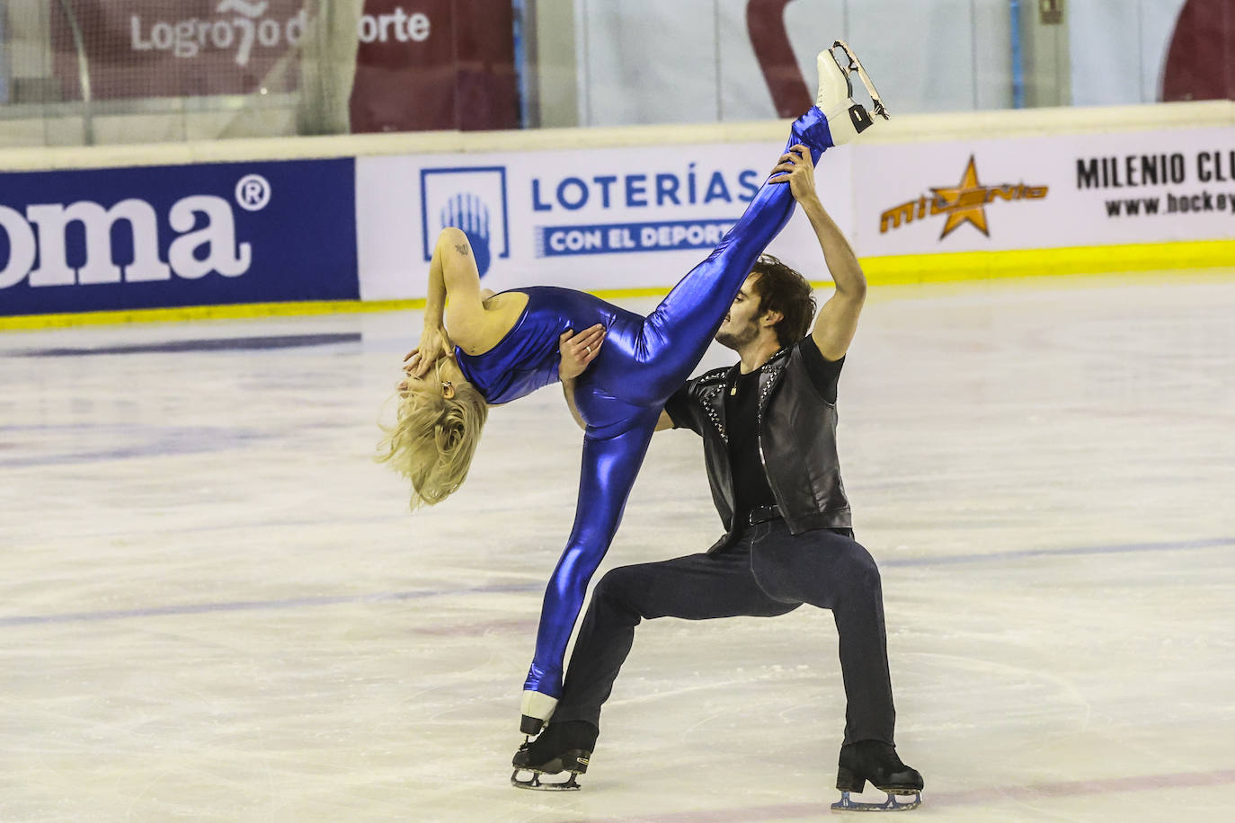 Segunda jornada del Campeonato de España de patinaje sobre hielo