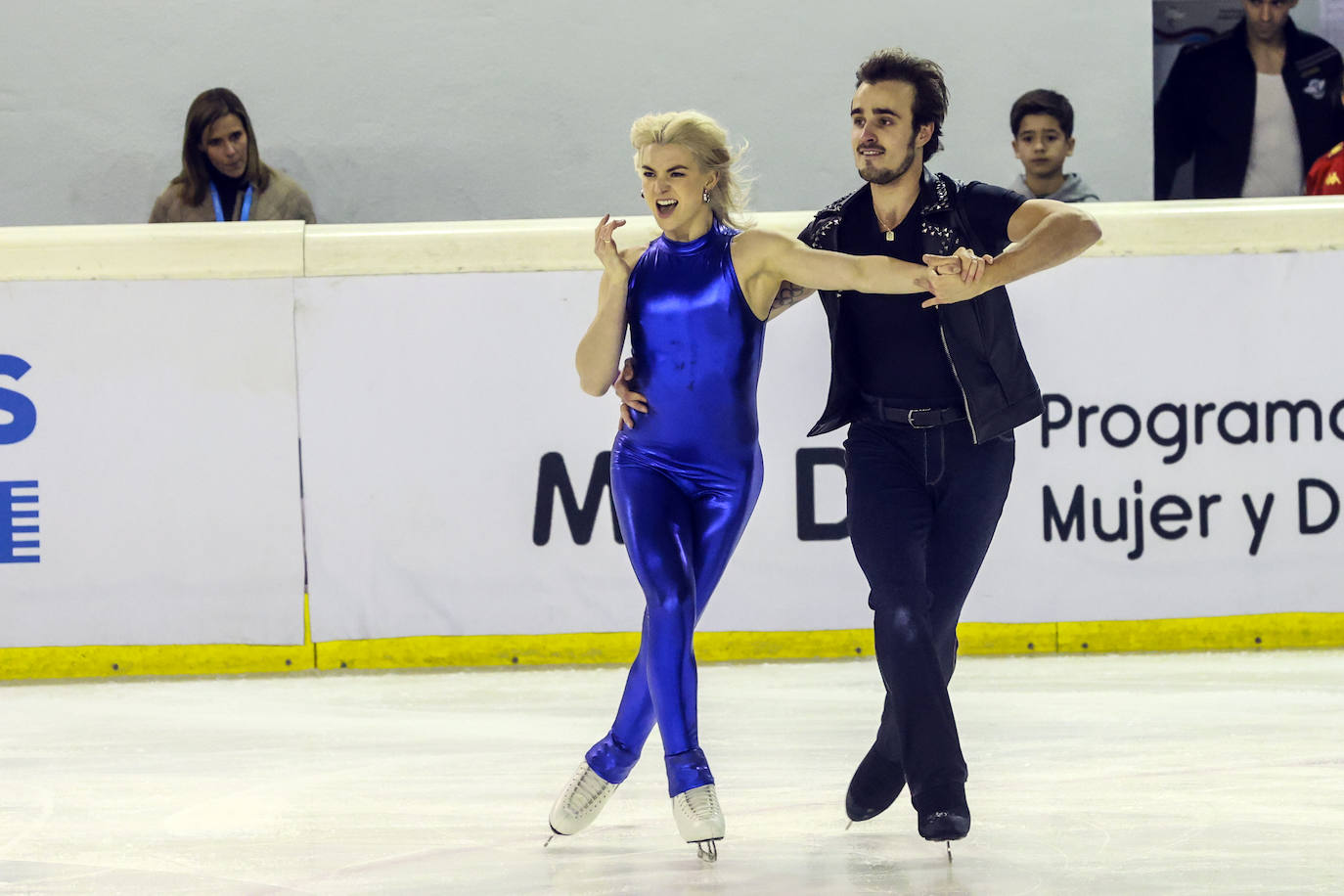 Segunda jornada del Campeonato de España de patinaje sobre hielo