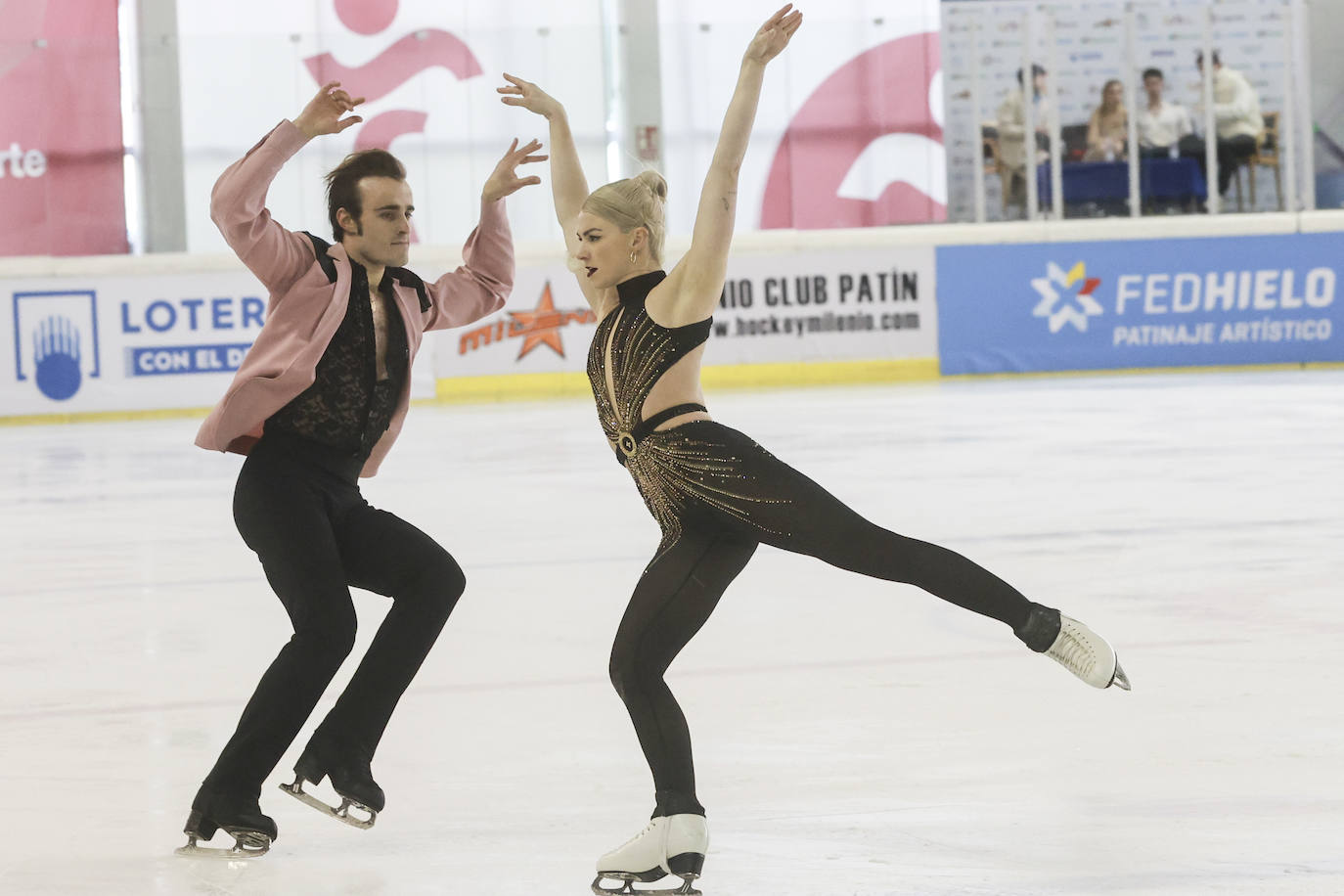 Tercera jornada del Campeonato de España de patinaje sobre hielo