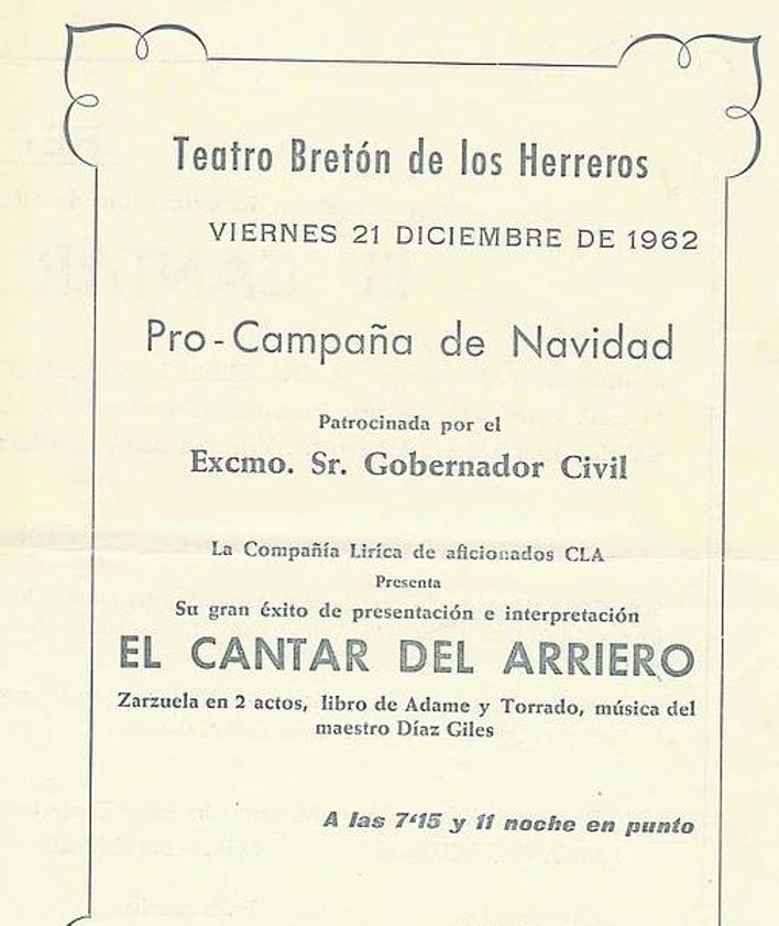 Imagen secundaria 2 - Retrato de Pepe Eizaga y folleto de 'El cantar del arriero' de 1962 .