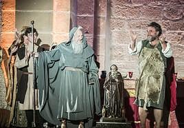 Valer Gómez, en una de las representaciones.