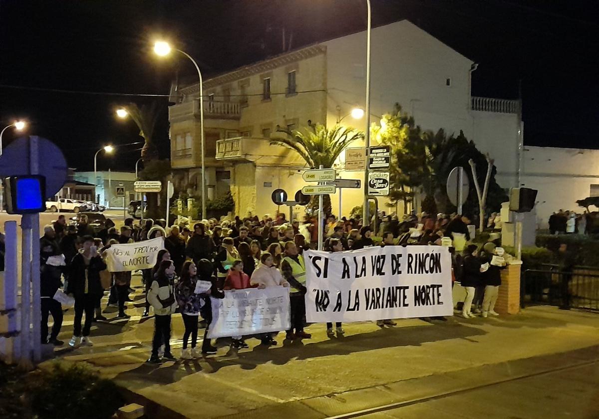 Concentración celebrada en enero este año en Rincón de Soto.