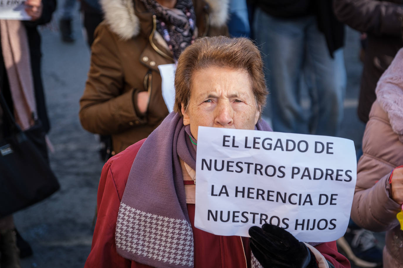 Cuatrocientos rinconeros rechazan la variante norte en El Espolón logroñés