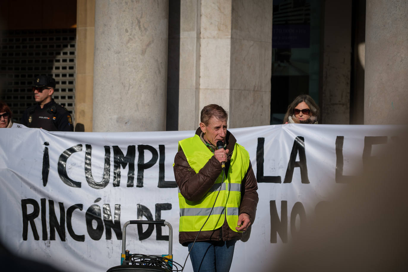 Cuatrocientos rinconeros rechazan la variante norte en El Espolón logroñés