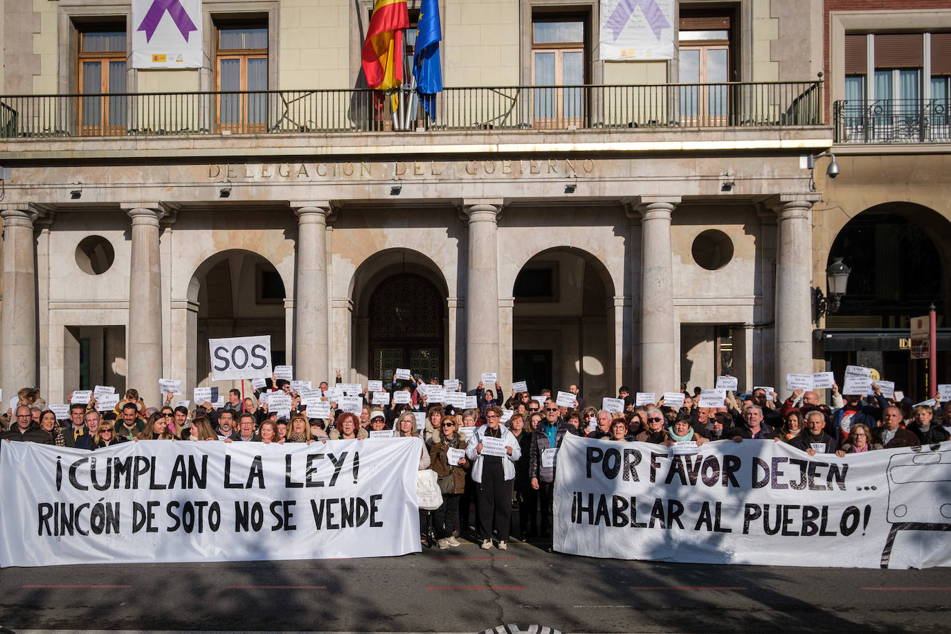 Cuatrocientos rinconeros rechazan la variante norte en El Espolón logroñés