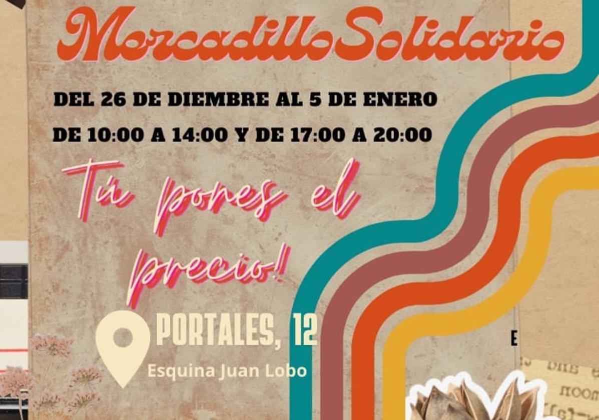 Mercadillo solidario a beneficio de Cáritas