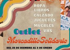 Mercadillo solidario a beneficio de Cáritas