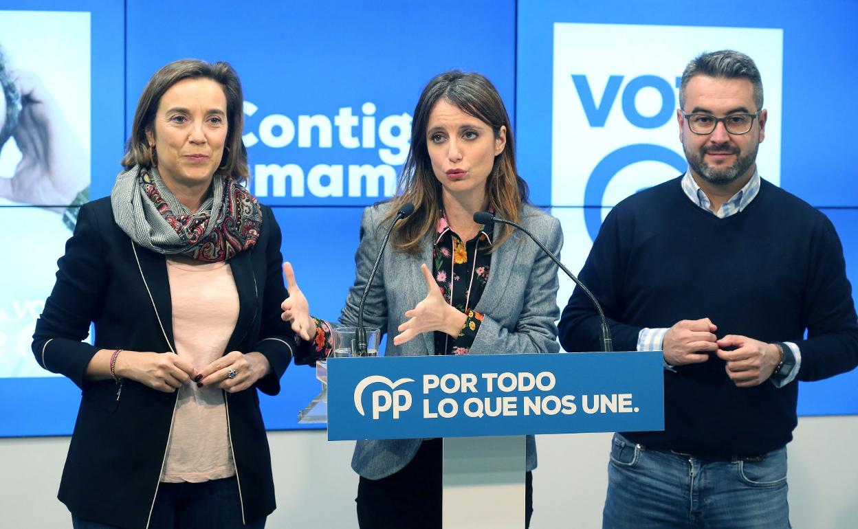 Imagen de archivo de Merino, en la sede del PP de La Rioja. 