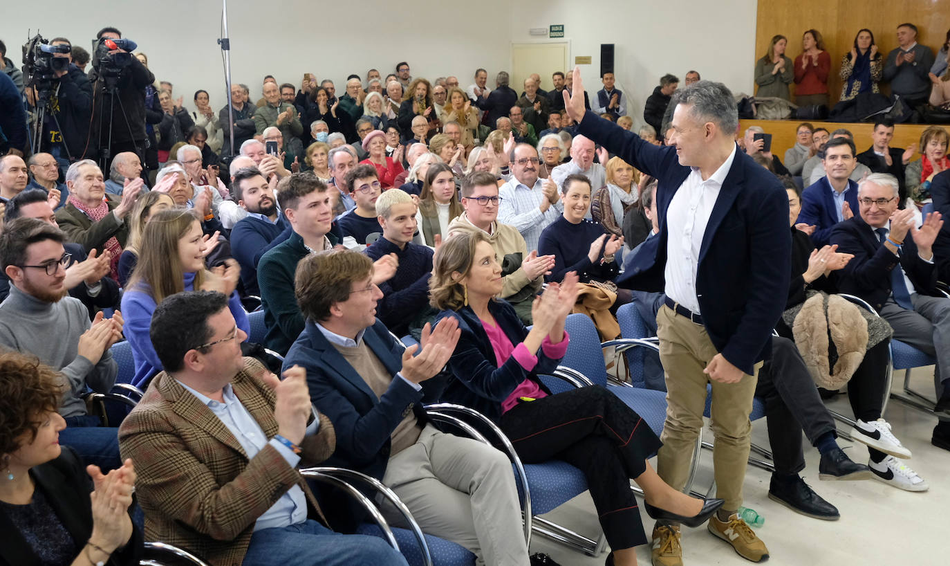Fotos: Almeida y Gamarra acompañan a Conrado Escobar en su presentación como candidato a la Alcaldía de Logroño