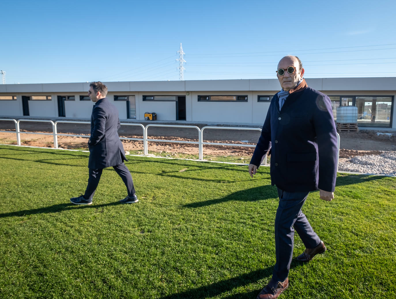 Fotos: Félix Revuelta visita las obras de la ciudad deportiva